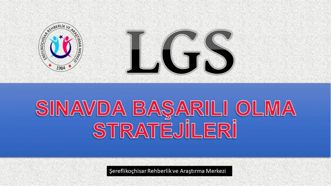 LGS Sınavda Başarılı Olma Stratejileri
