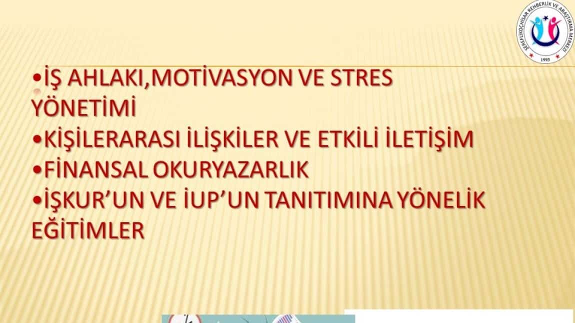 İŞKUR Çalışanlarına Yönelik Eğitimler